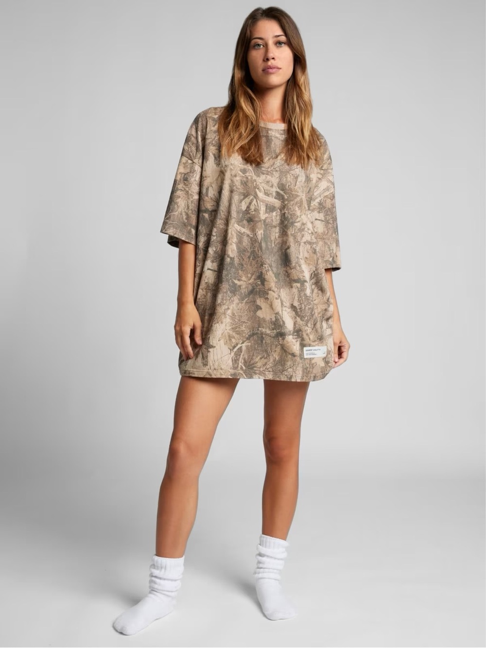 Camo Print Relaxed Tee & Shorts Set - High Sierra - Picture 2 of 3